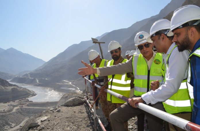 Chairman WAPDA visits Diamer Bhasha Dam