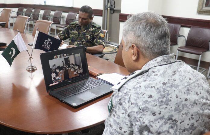 Commander CTF-150 holds key leadership engagement with DG Operations Sir Lankan Navy