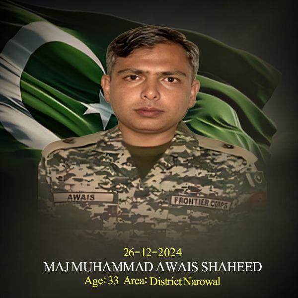 Security Forces kill 13 khwarij, Major embraces martyrdom in KP