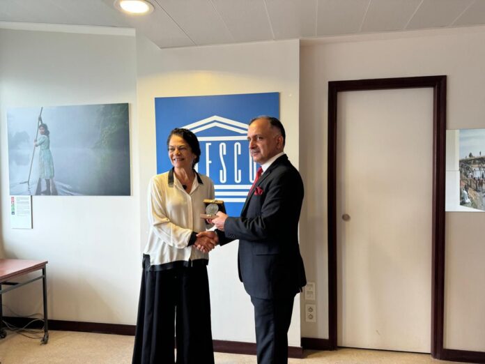 UNESCO Asst Dir-Gen for Natural Sciences meets Chairman NDMA in Paris