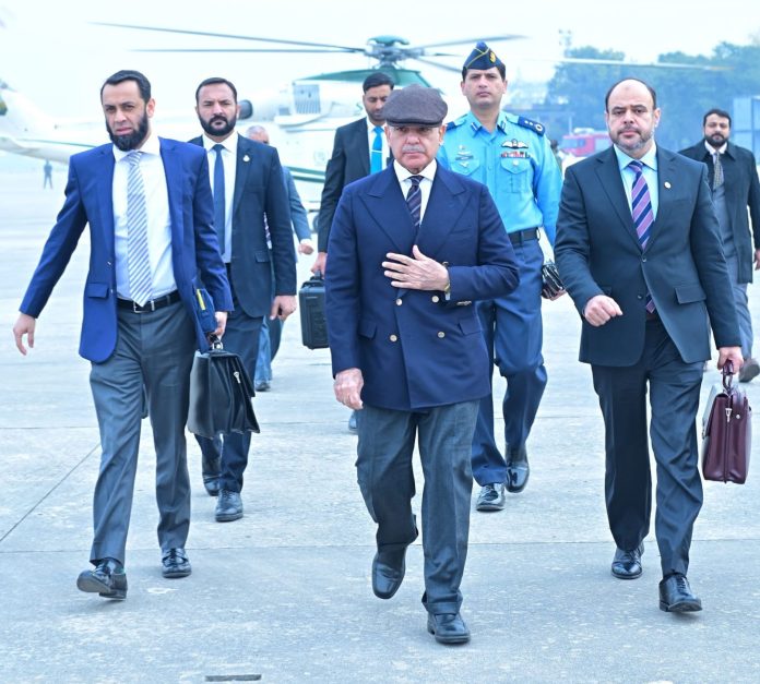 PM Shehbaz leaves for Egypt to attend D-8 Summit