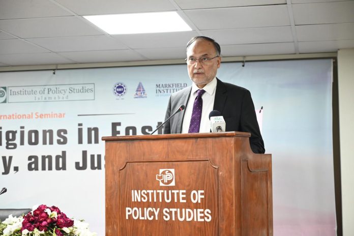 Unity for progress: Ahsan Iqbal describes promoting peace, religious harmony as ‘collective responsibility’