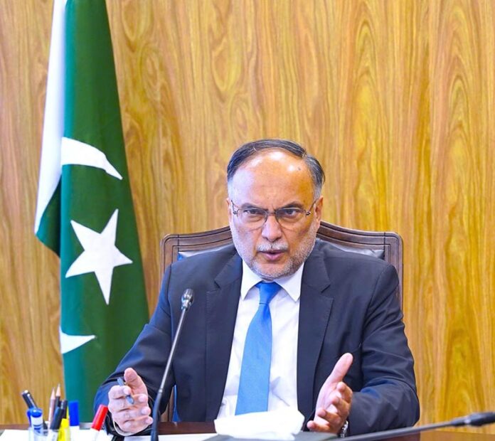 PTI wants to sabotage national development again: Ahsan Iqbal