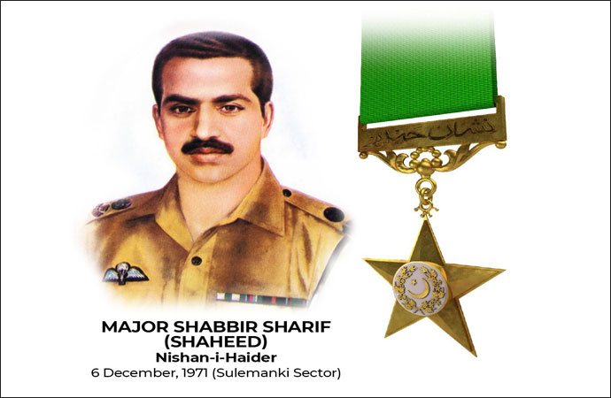 CJCSC, Services Chiefs, Armed Forces commemorate martyrdom anniversary of Maj Shabbir Sharif