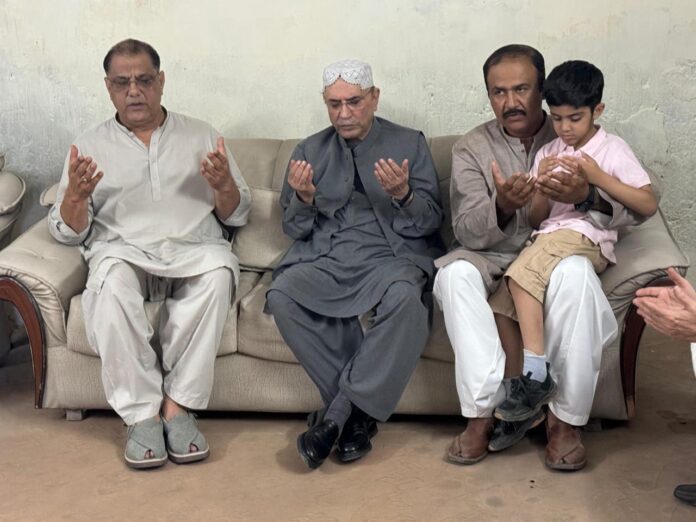 President expresses condolence with Shaheed Lt. Col. Ali’s family 