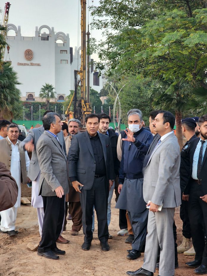 Serena Chowk Interchange Project will be completed in 3 months: Mohsin Naqvi