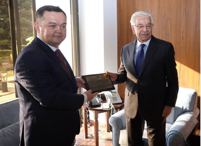 Ambassador of Uzbekistan calls on Khawaja Muhammad Asif
