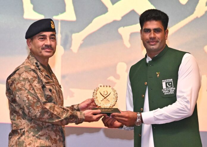 COAS appreciates Arshad Nadeem’s remarkable achievement at Paris Olympics, attributes his commitment, perseverance