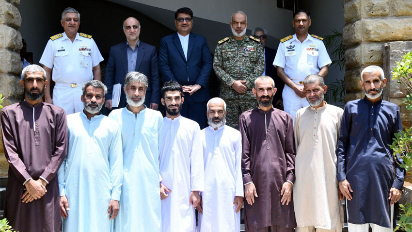 Pakistan Navy hands over 8 Iranian fishermen to diplomatic authorities