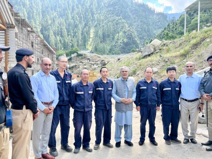 DPM Dar visits Jagran-2 Hydropower Project; apprecaites project’s pace