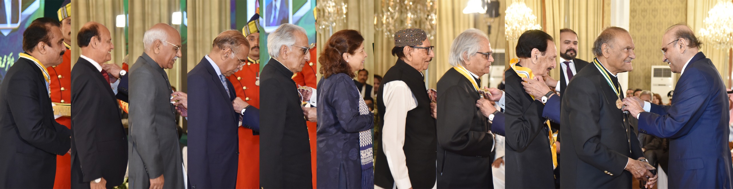 President confers civil awards on Pakistanis, foreign nationals on Pakistan Day