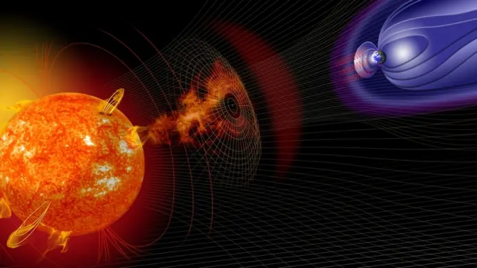 Earth planet surrounds by solar storm: SUPARCO