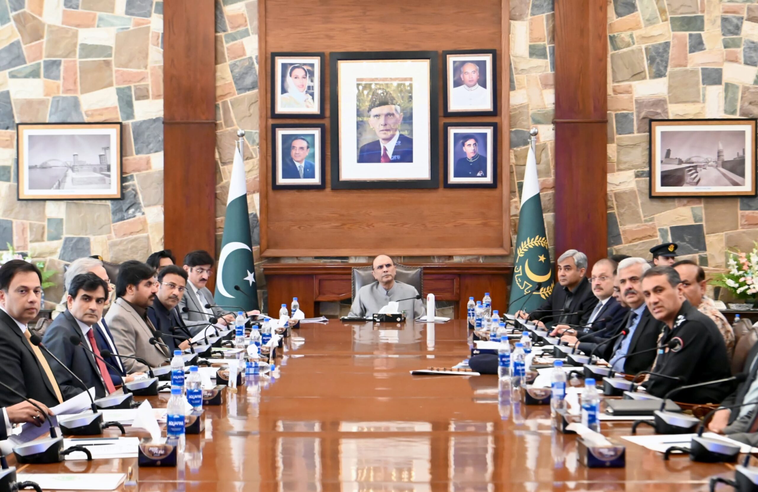President for strict action against criminals in Sindh