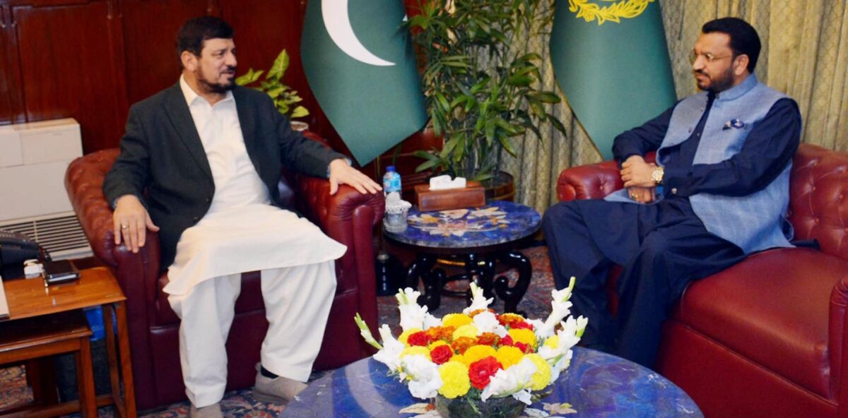 Khalil George calls on KP Governor