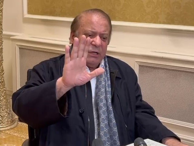 Nawaz Sharif files nomination papers for NA-130