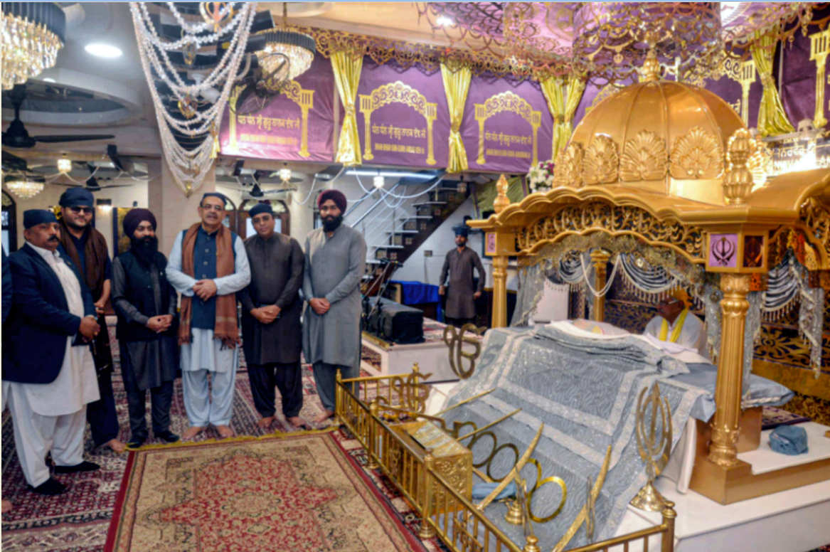 Aneeq Ahmed visits churches, temples to promote love for humanity
