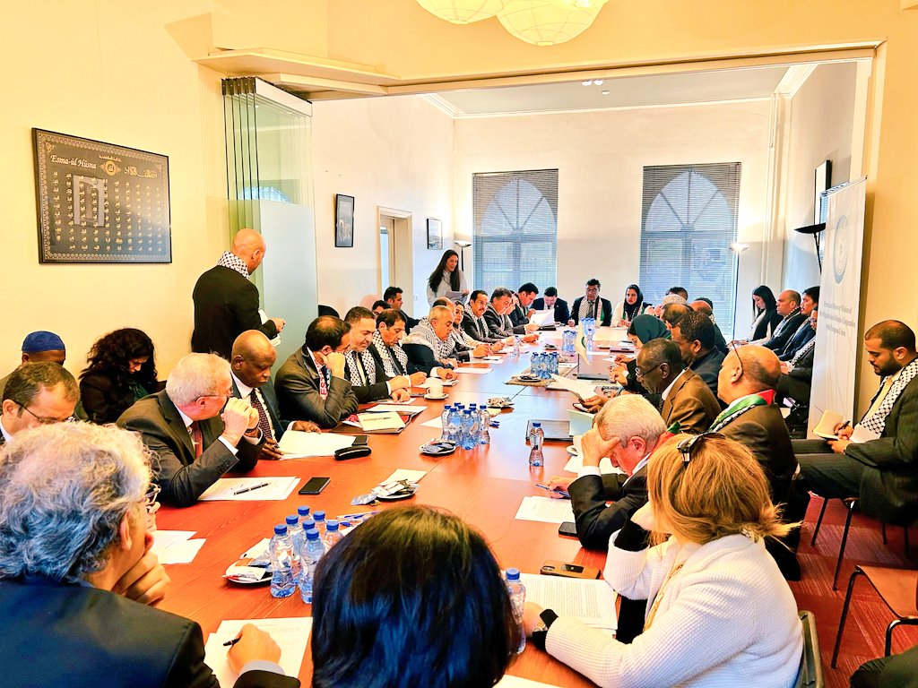 OIC meeting in Brussels expresses solidarity with people of Gaza