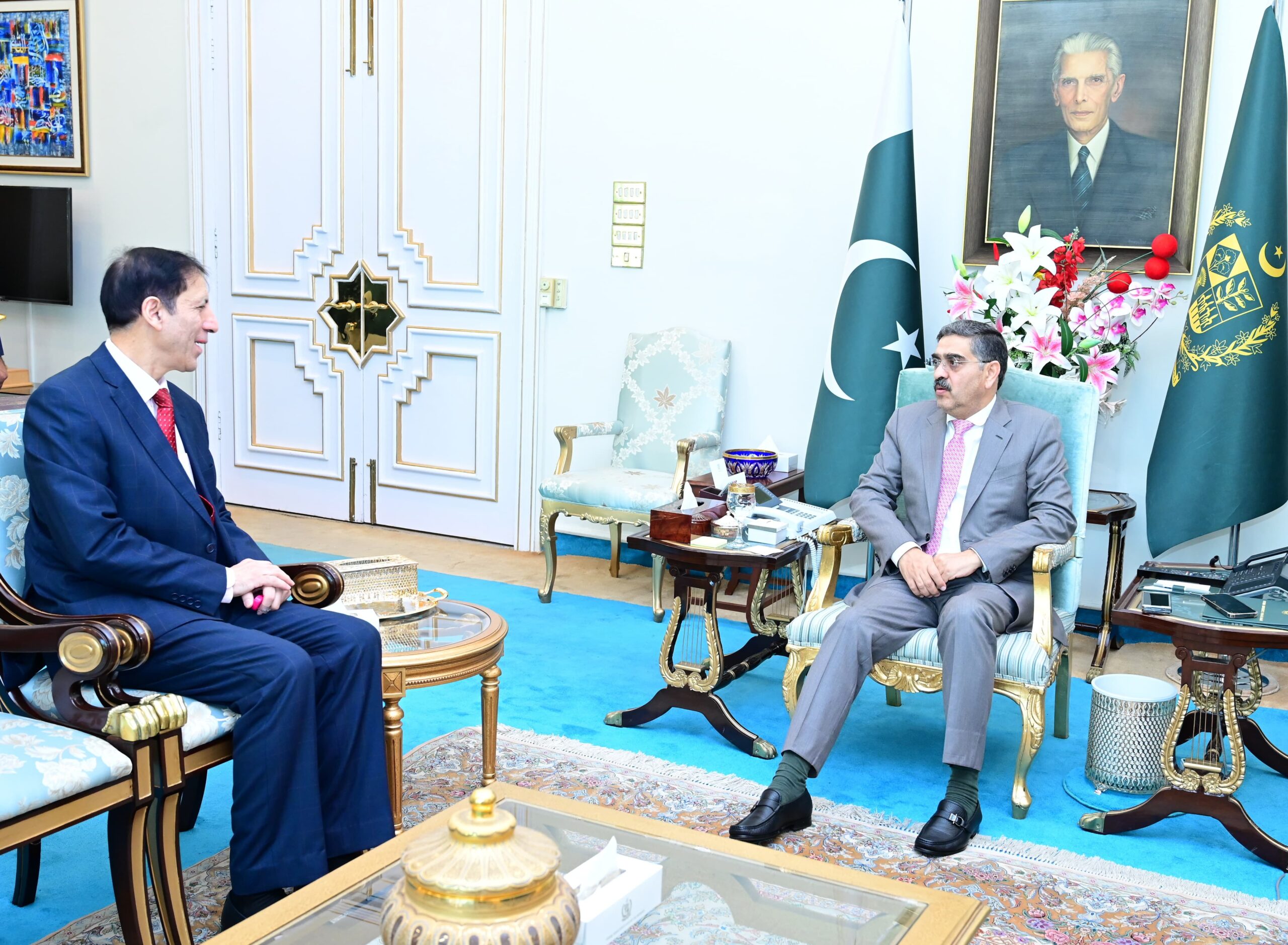 PM, interim KP chief minister discuss general election, provincial matters