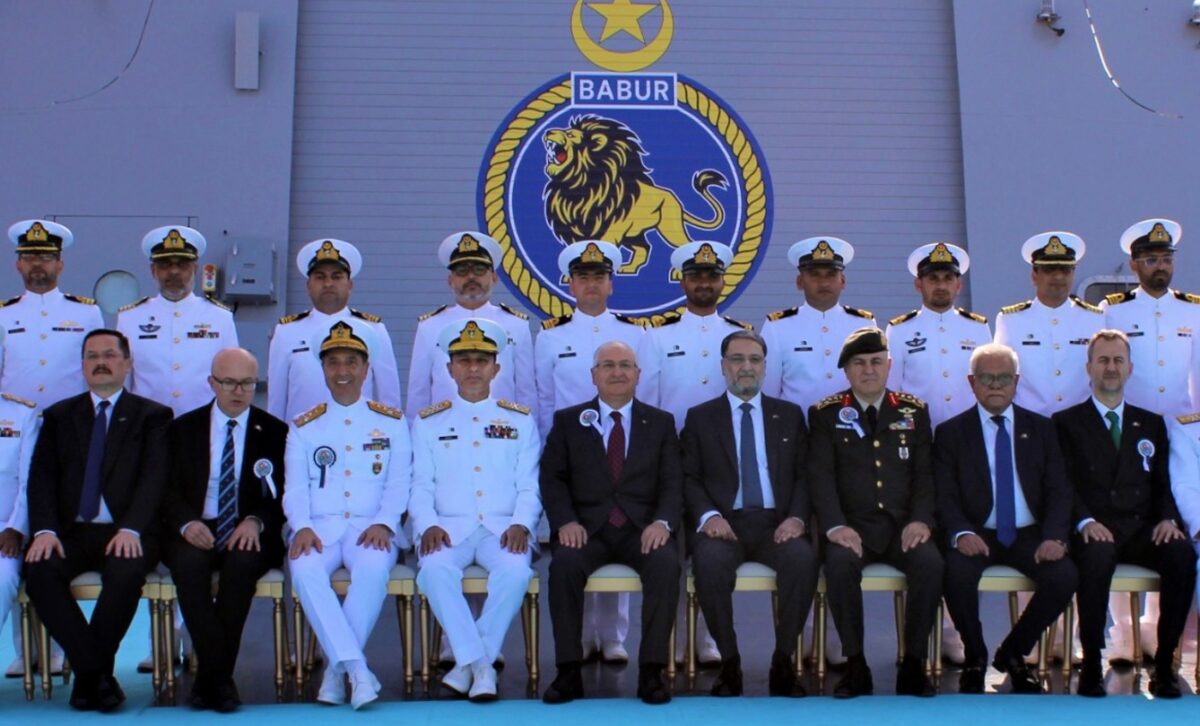 Pakistan Navy commissions first MILGEM Ship PNS BABUR