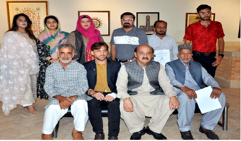 Calligraphy exhibition held at PNCA to celebrate Rabi-ul-Awwal