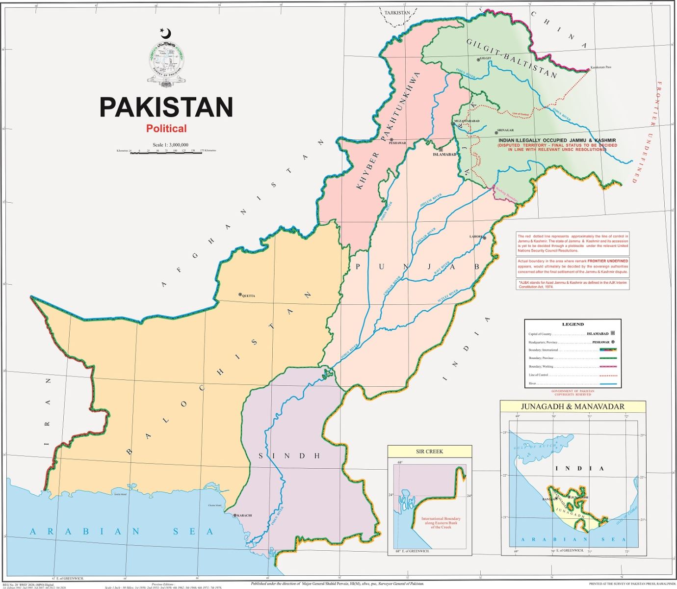 Use of Pakistan’s unofficial map a crime punishable by jail term, fine