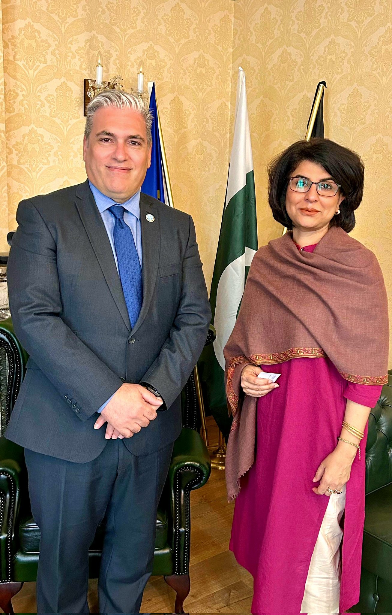 Director Liaison Office FAO, Pakistan envoy in Brussels discuss FAO engagements in Pakistan
