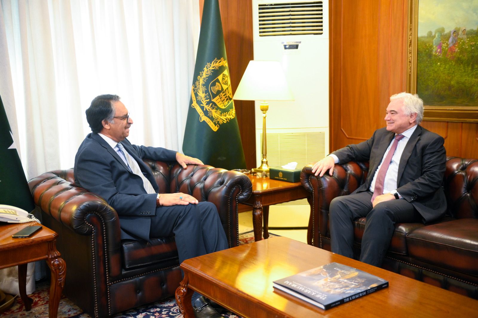 Caretaker FM, German Ambassador discuss bilateral relations between Pakistan, Germany