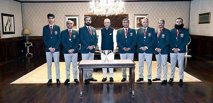 President lauds Pakistan Rifle Team on winning European Long Rang Rifle Championship 2023